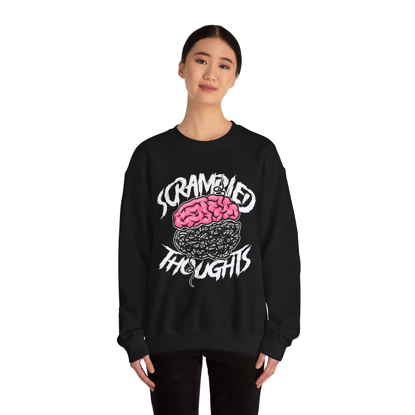 Scrambled Thoughts Crewneck Sweatshirt