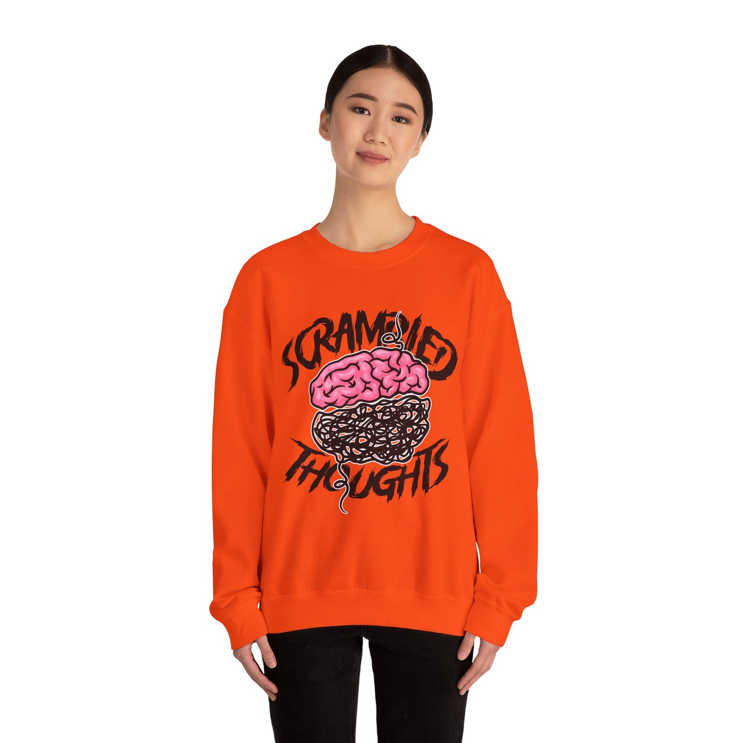 Scrambled Thoughts Crewneck Sweatshirt