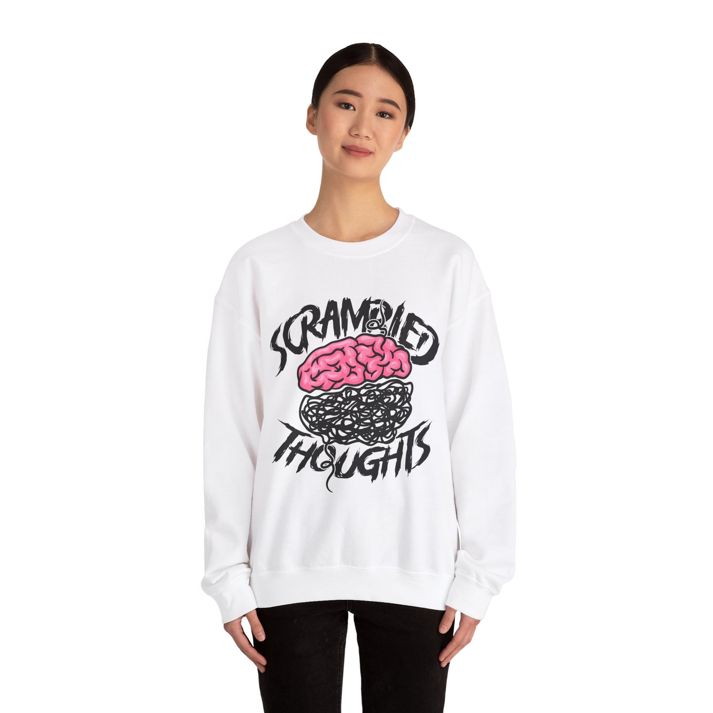 Scrambled Thoughts Crewneck Sweatshirt