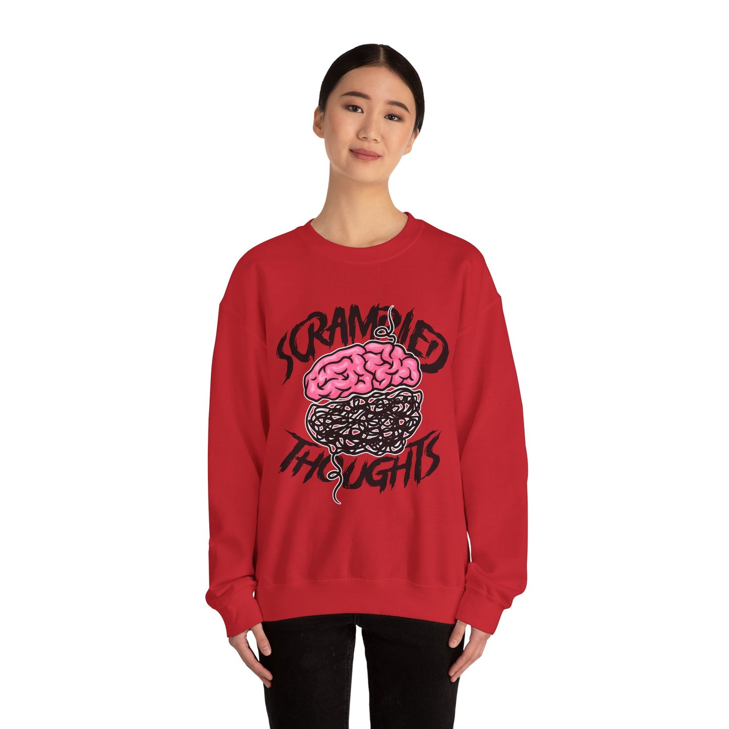 Scrambled Thoughts Crewneck Sweatshirt