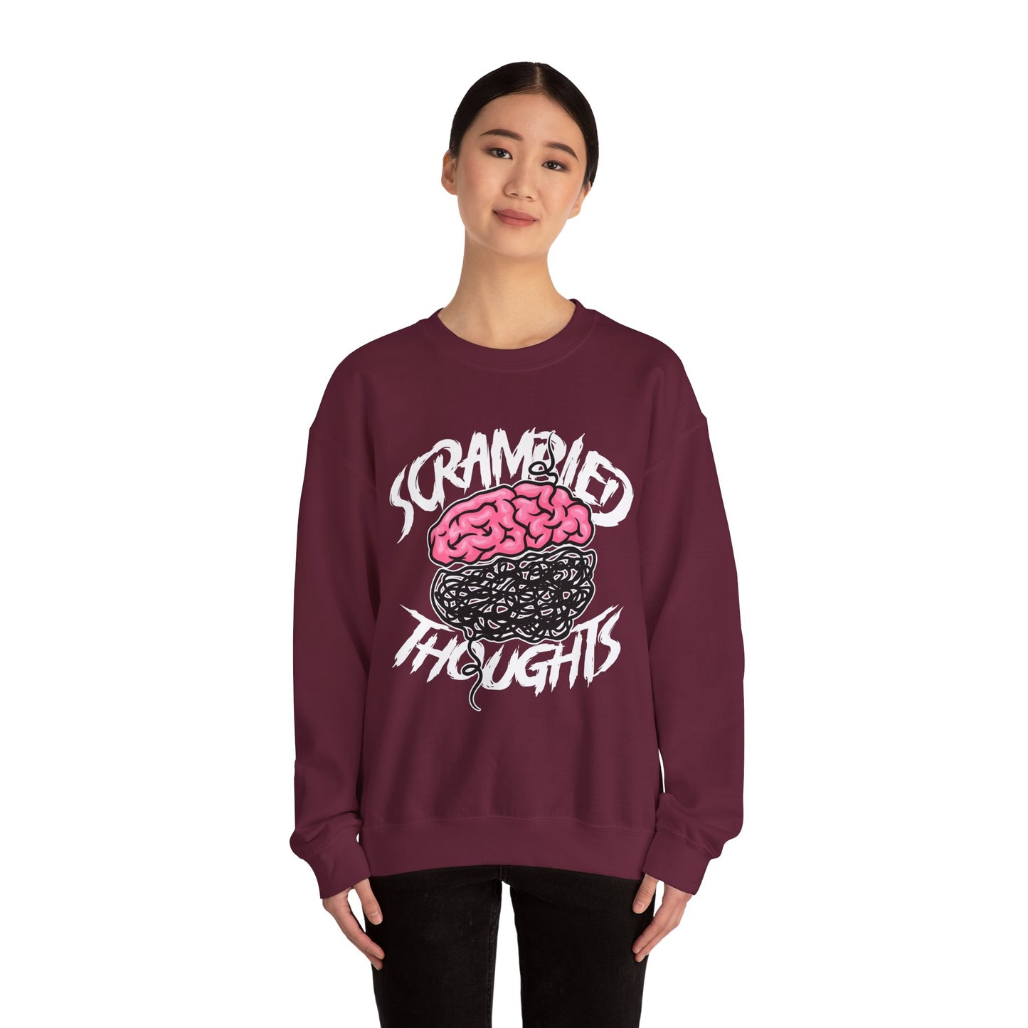 Scrambled Thoughts Crewneck Sweatshirt